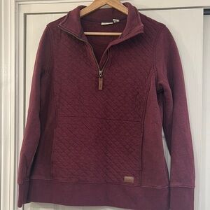 LL Bean Quilted‎ Pullover